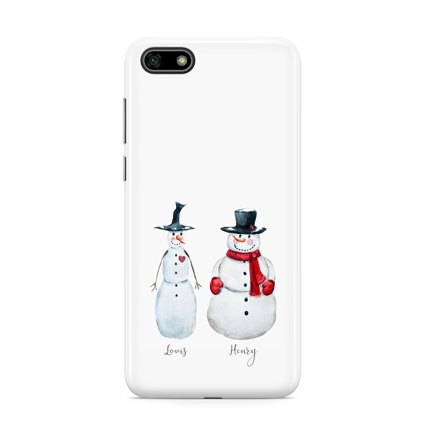 Personalised Two Snowmen Huawei Y5 Prime 2018 Phone Case