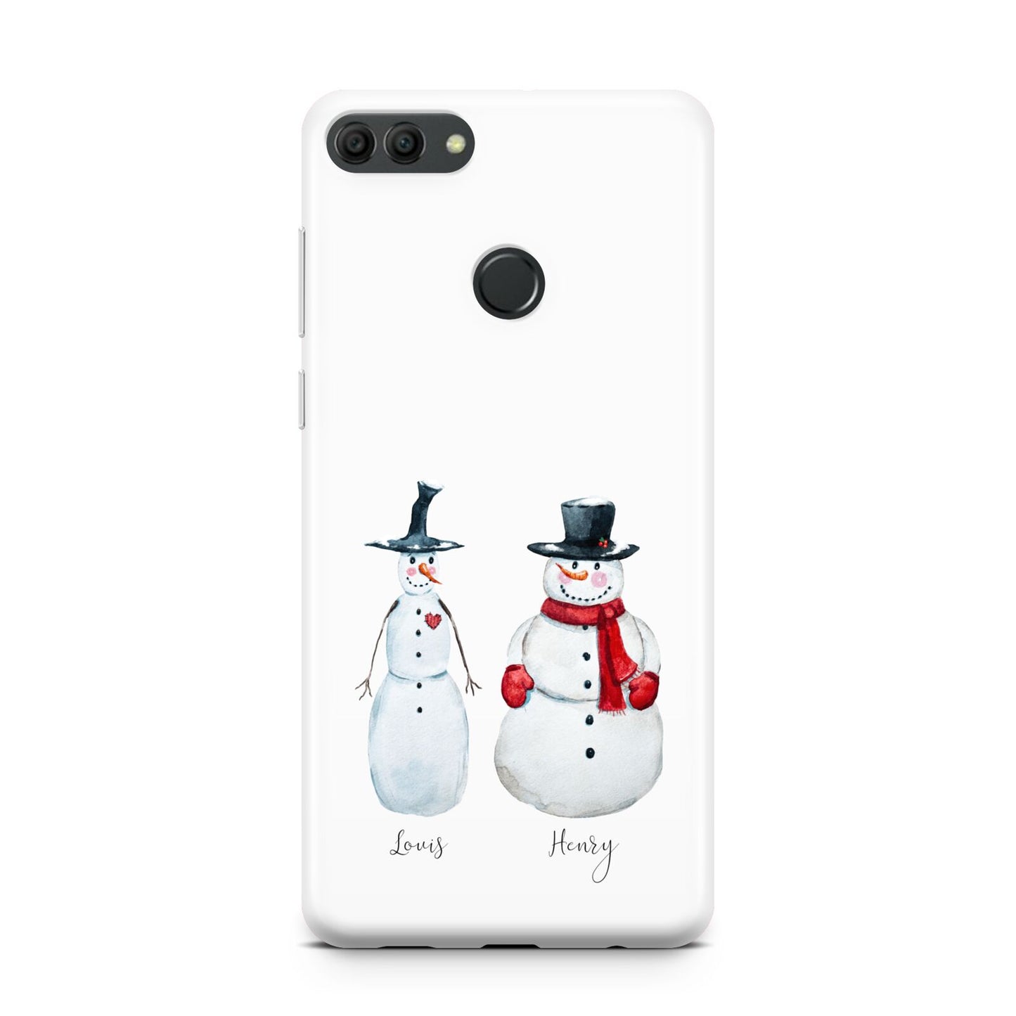 Personalised Two Snowmen Huawei Y9 2018