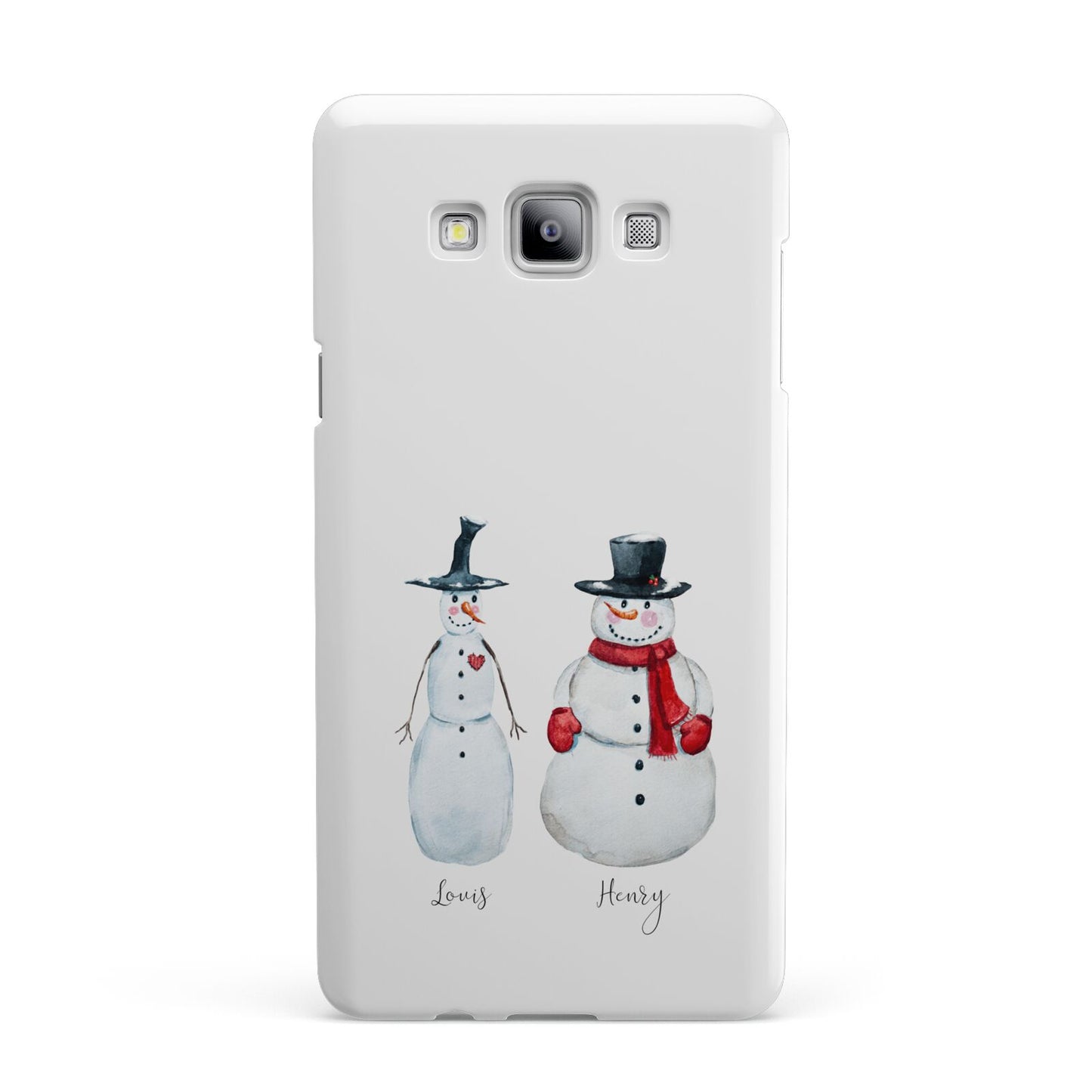 Personalised Two Snowmen Samsung Galaxy A7 2015 Case