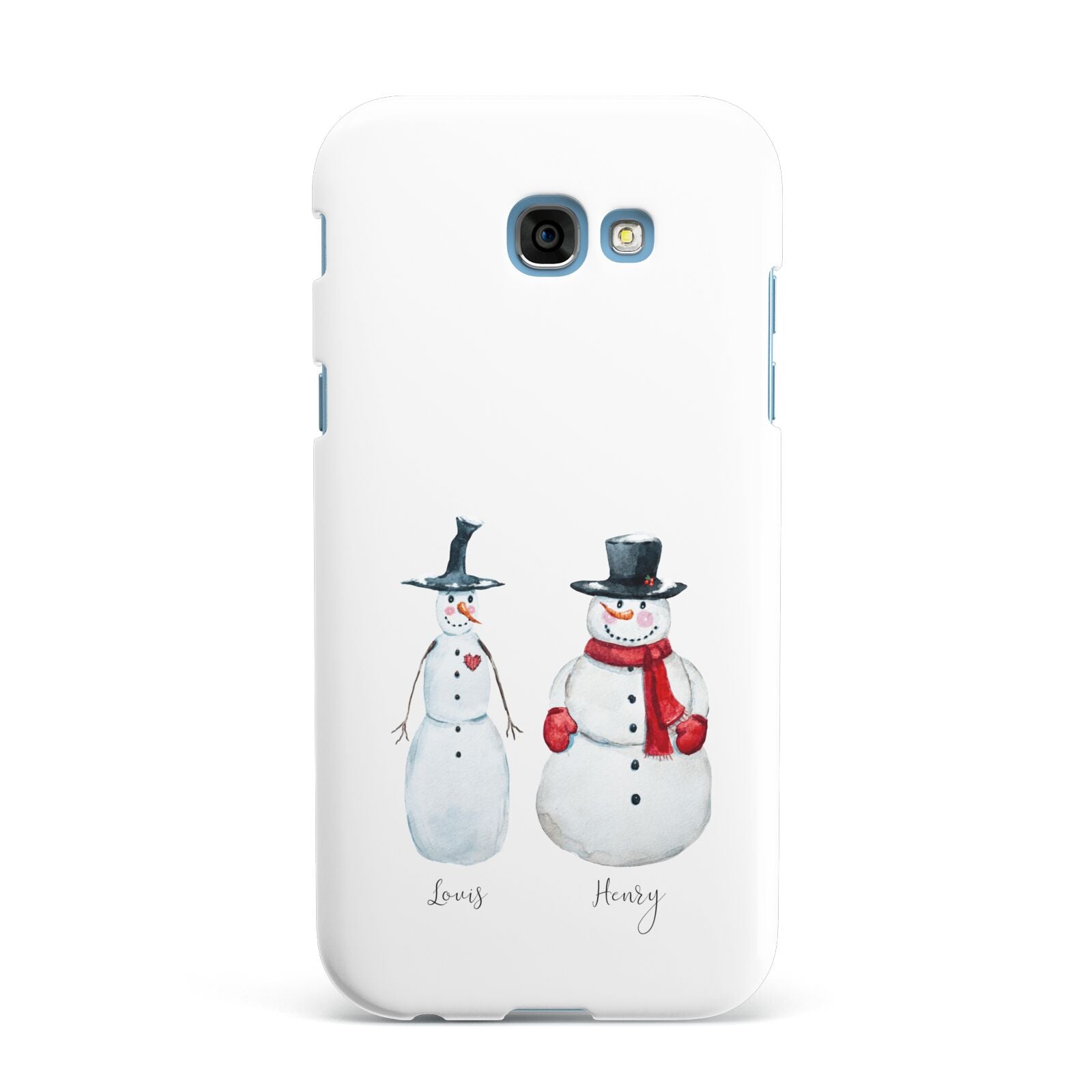 Personalised Two Snowmen Samsung Galaxy A7 2017 Case