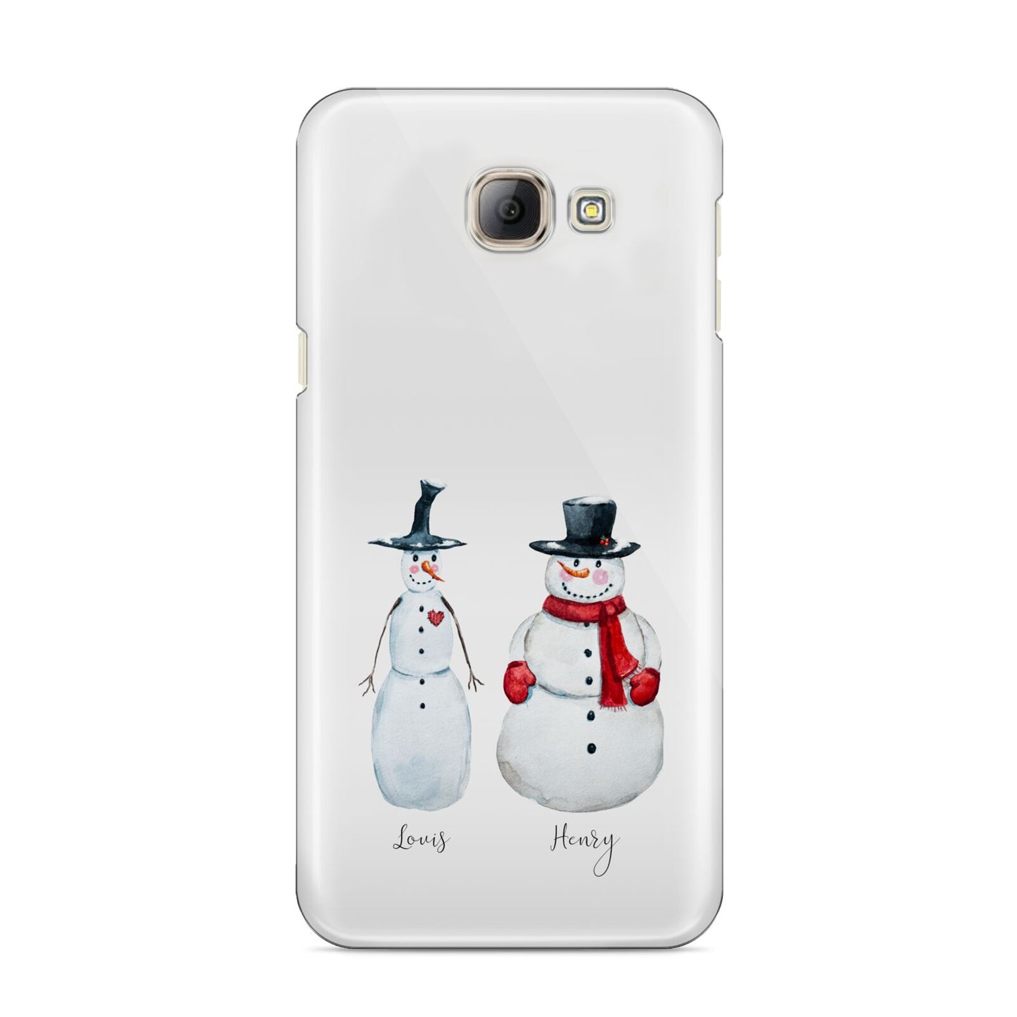 Personalised Two Snowmen Samsung Galaxy A8 2016 Case