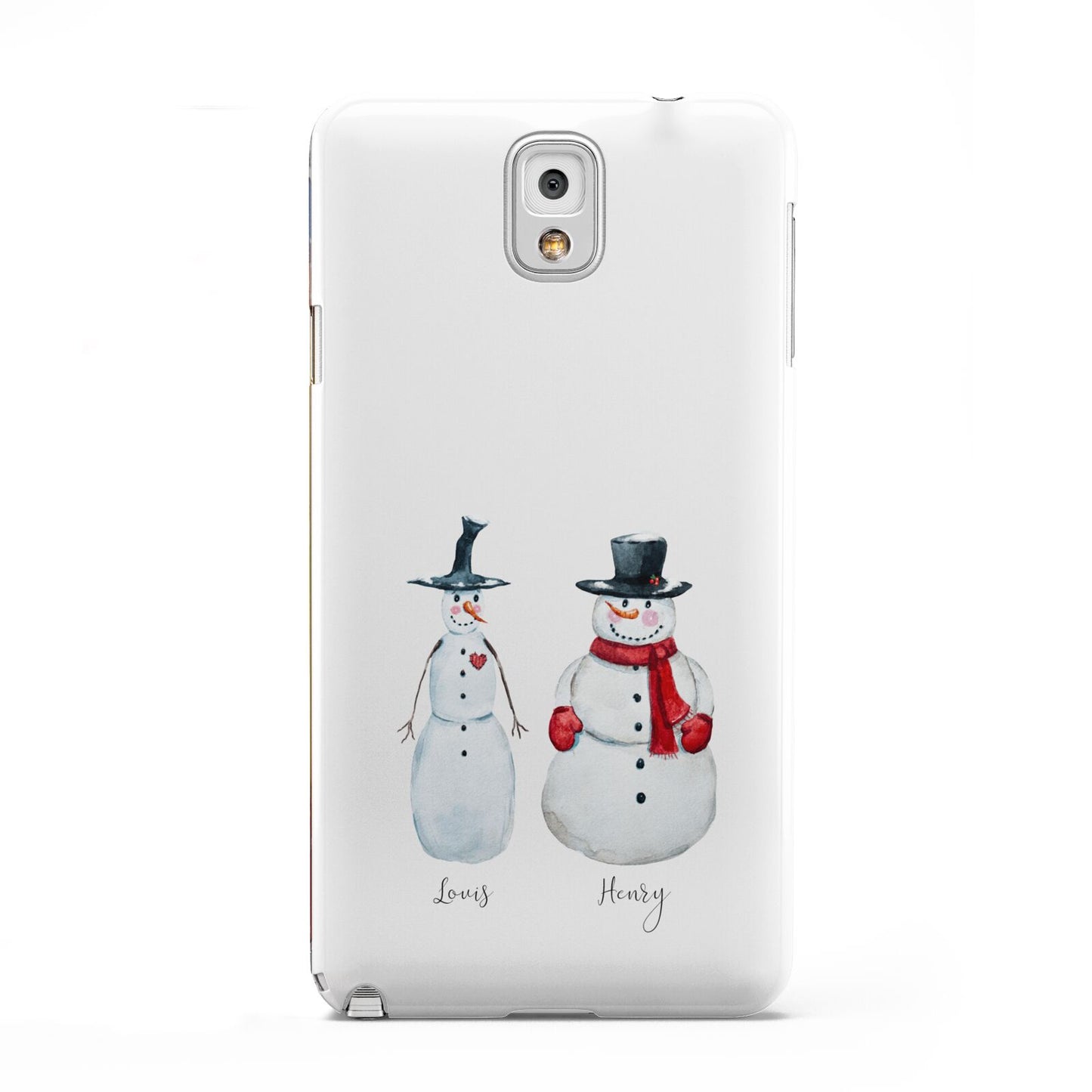 Personalised Two Snowmen Samsung Galaxy Note 3 Case