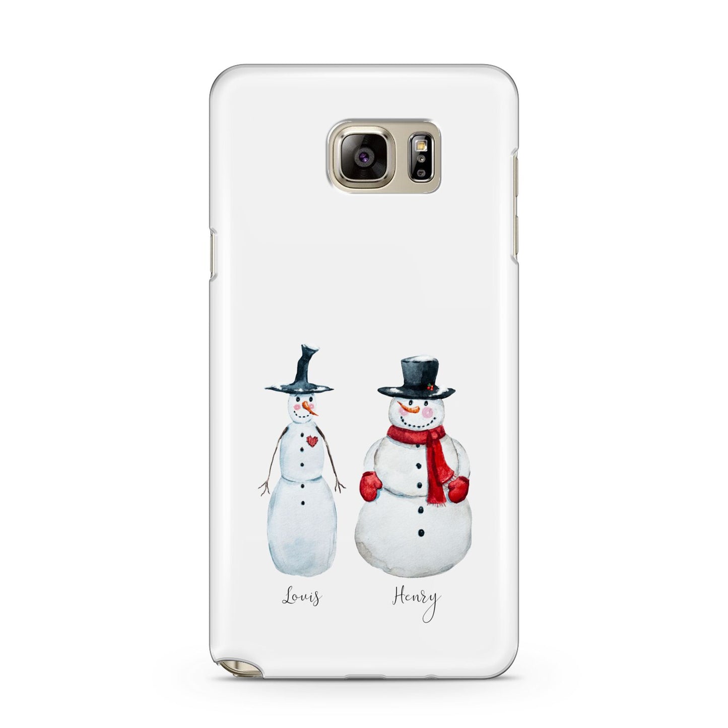 Personalised Two Snowmen Samsung Galaxy Note 5 Case