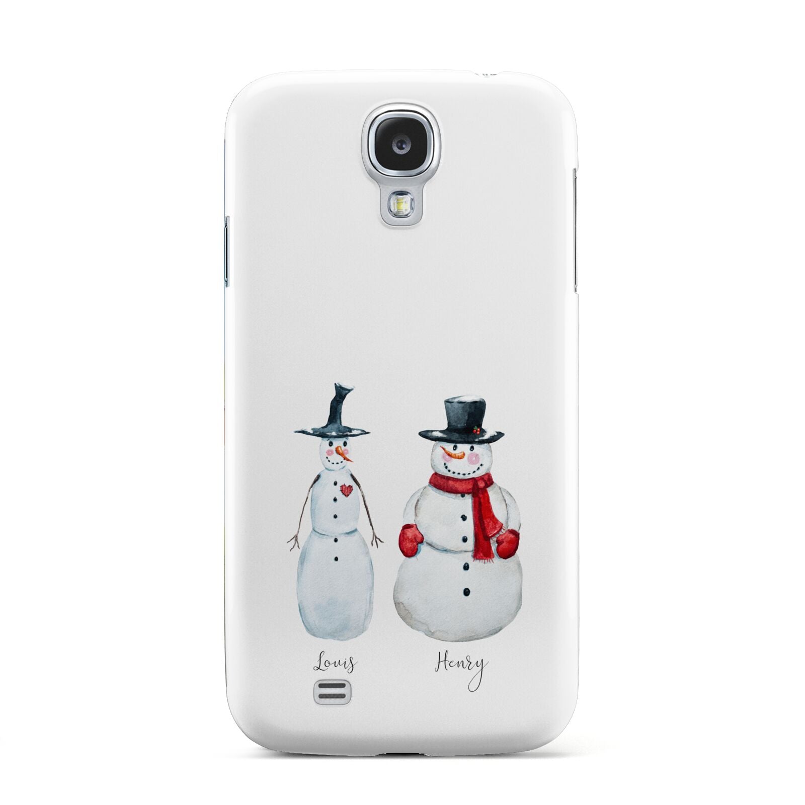 Personalised Two Snowmen Samsung Galaxy S4 Case