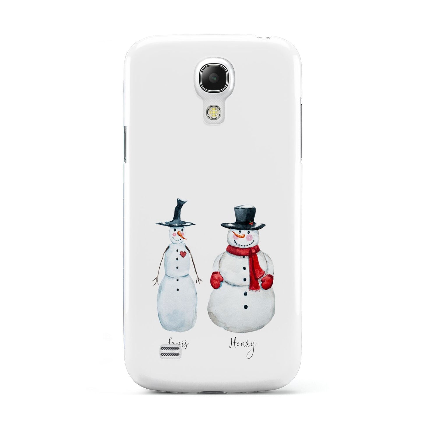 Personalised Two Snowmen Samsung Galaxy S4 Mini Case