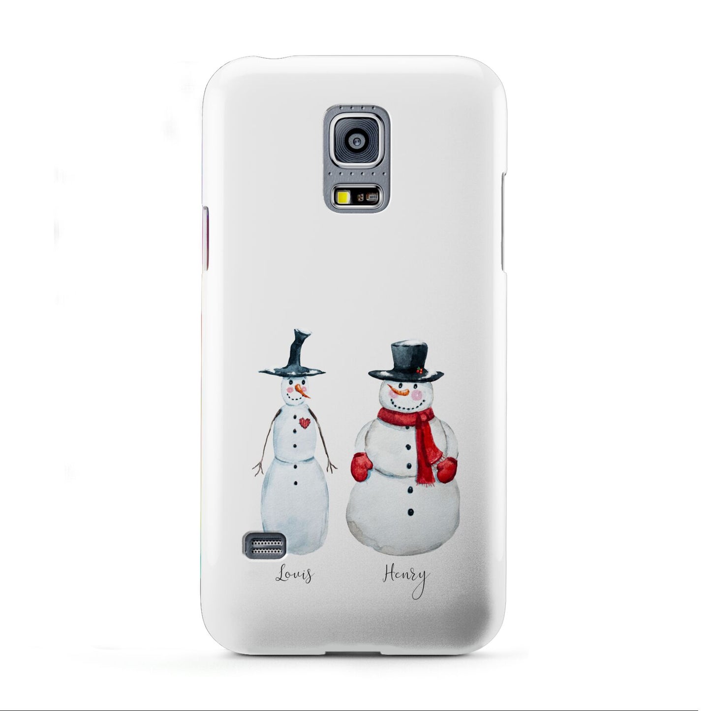 Personalised Two Snowmen Samsung Galaxy S5 Mini Case