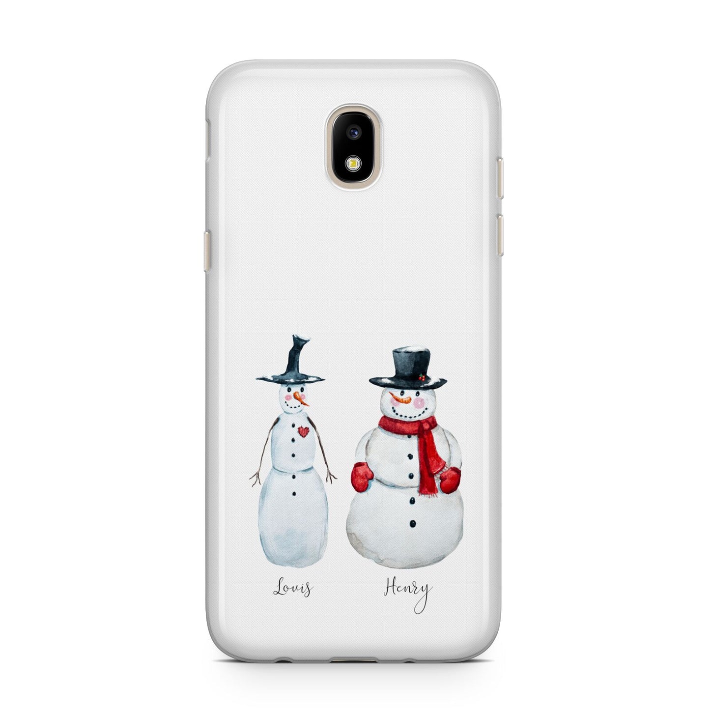 Personalised Two Snowmen Samsung J5 2017 Case