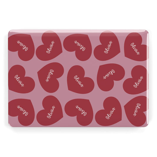 Personalised Valentine Heart Apple MacBook Case