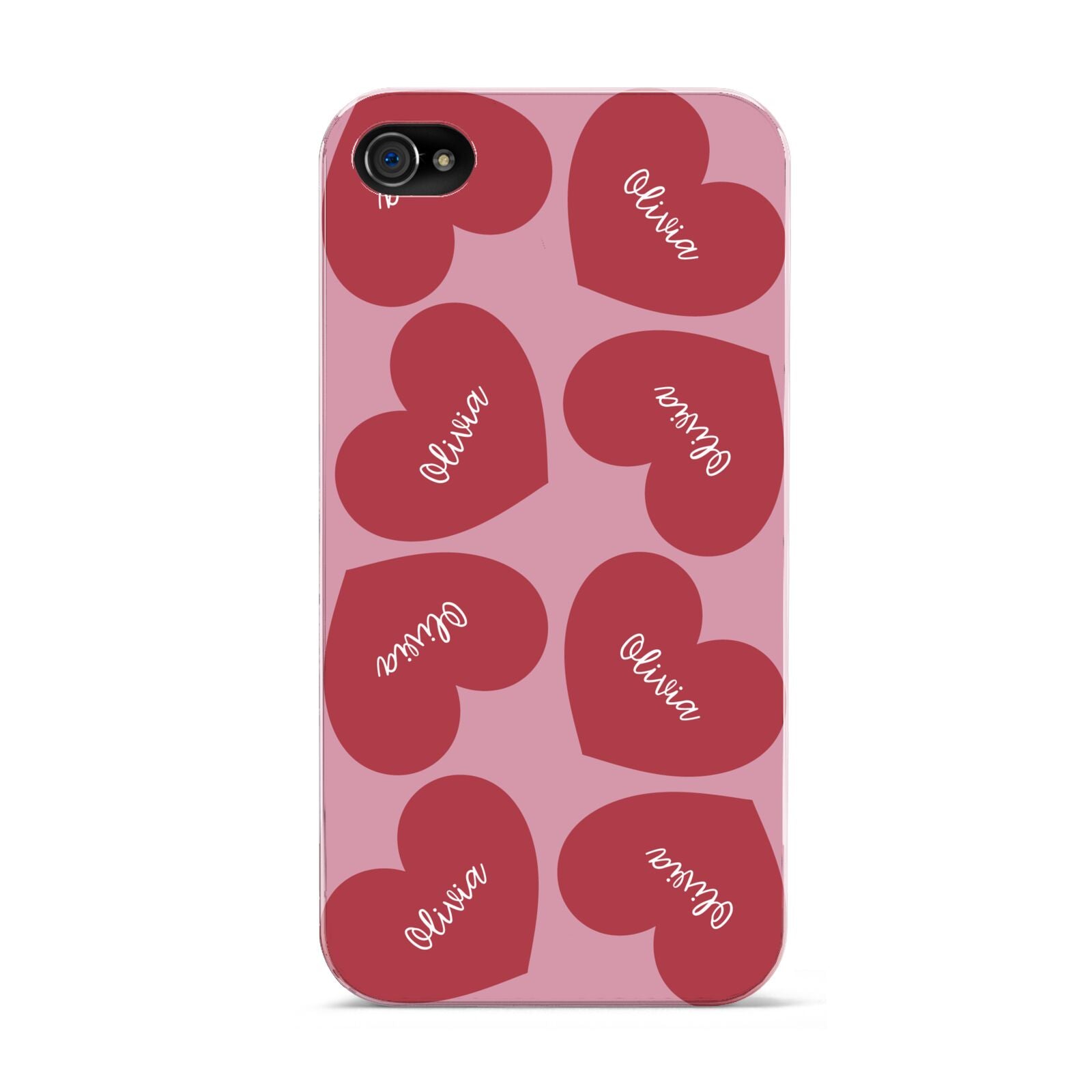 Personalised Valentine Heart Apple iPhone 4s Case