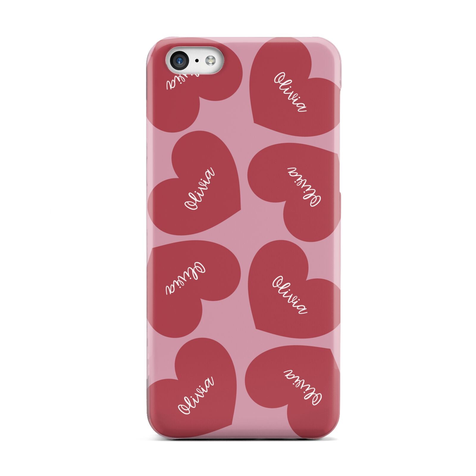 Personalised Valentine Heart Apple iPhone 5c Case