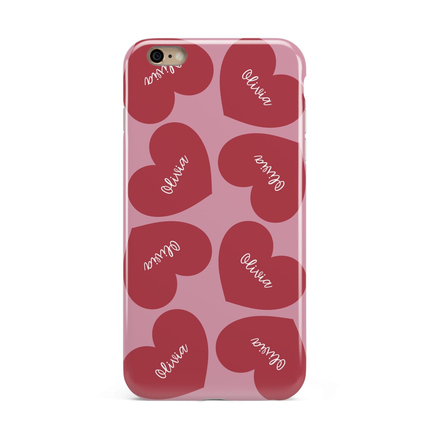 Personalised Valentine Heart Apple iPhone 6 Plus 3D Tough Case