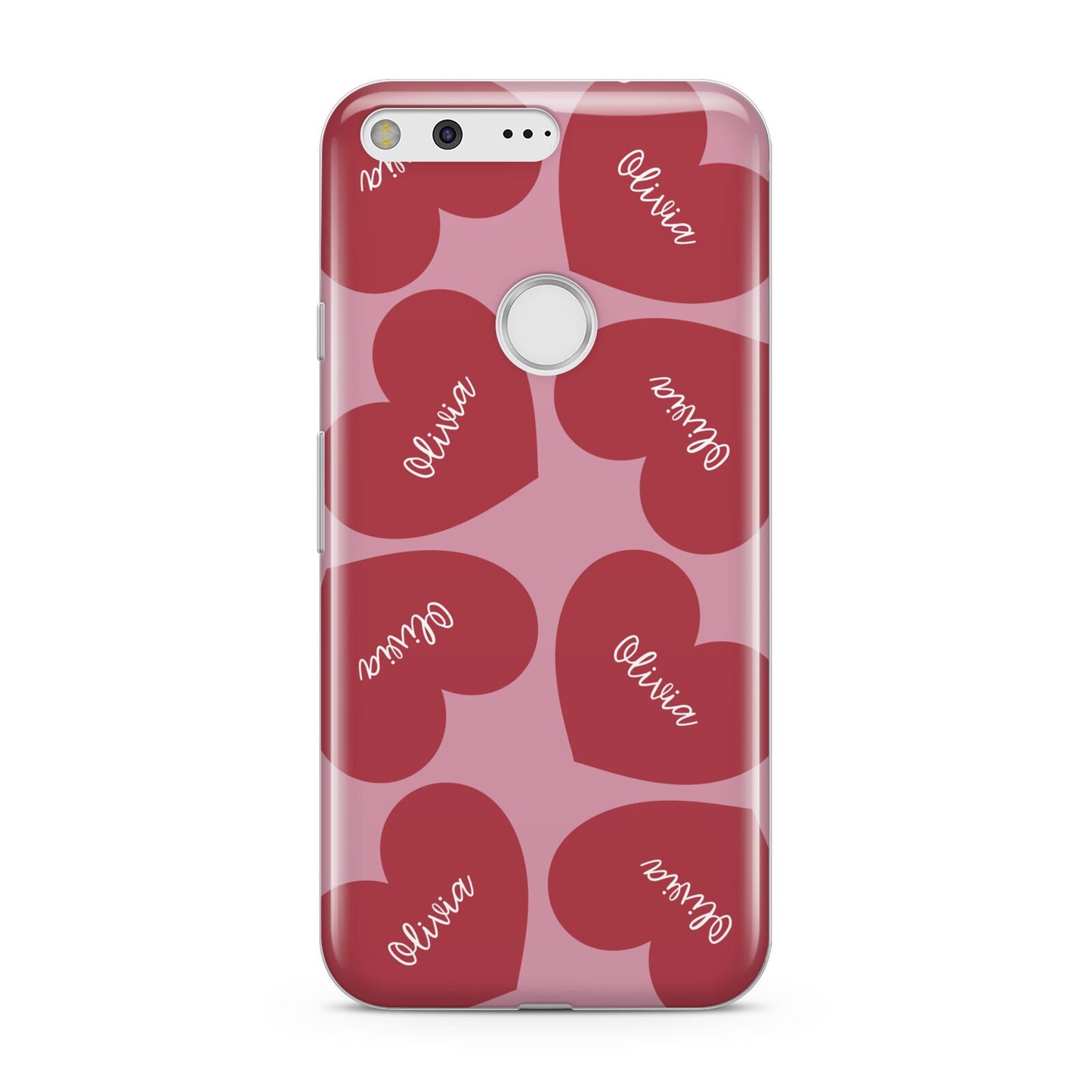 Personalised Valentine Heart Google Pixel Case