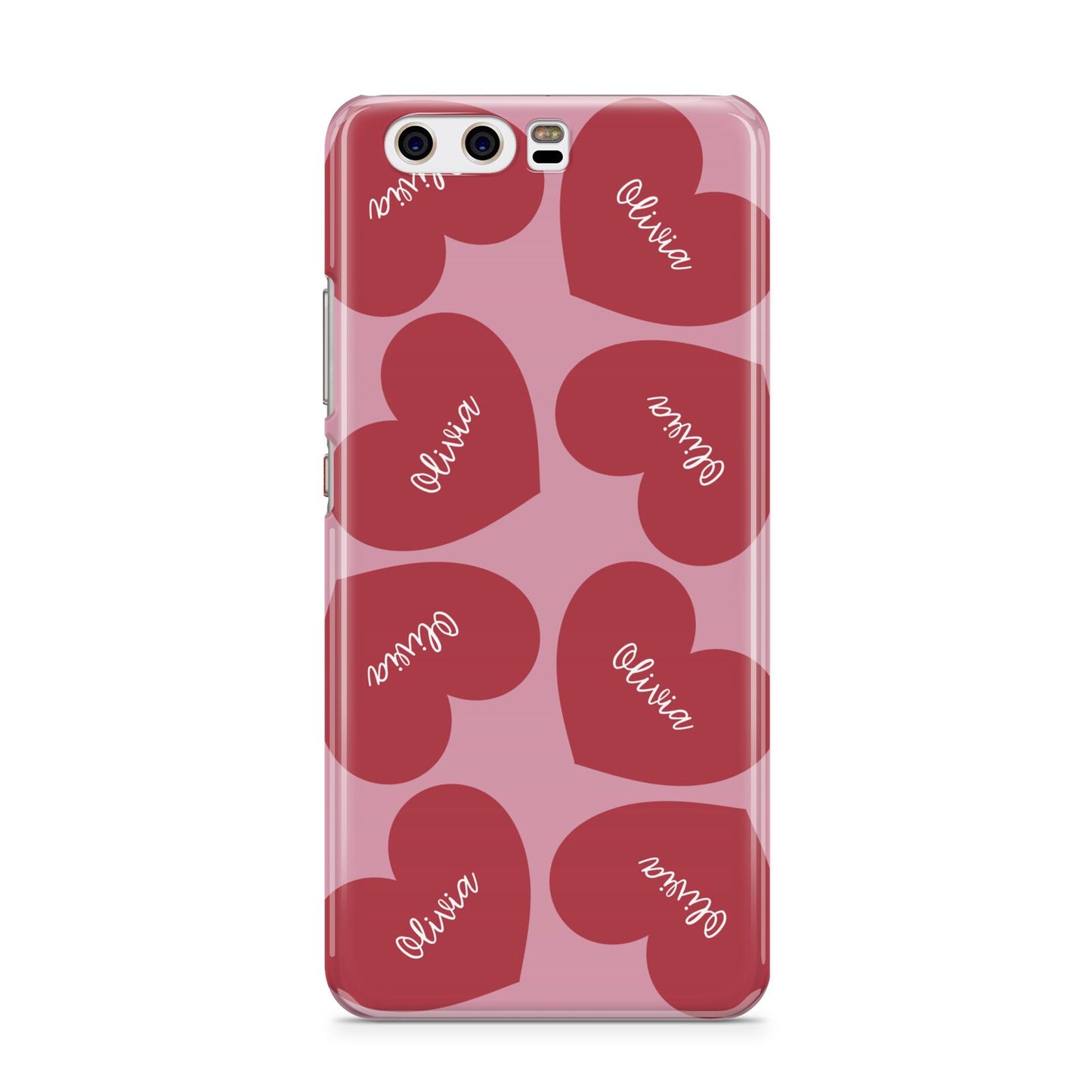 Personalised Valentine Heart Huawei P10 Phone Case