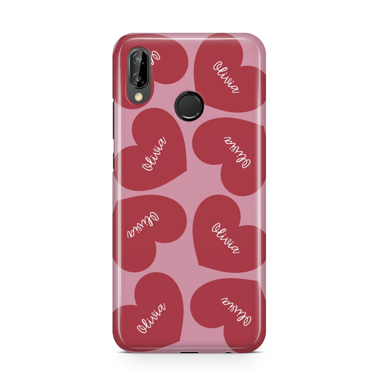 Personalised Valentine Heart Huawei P20 Lite Phone Case