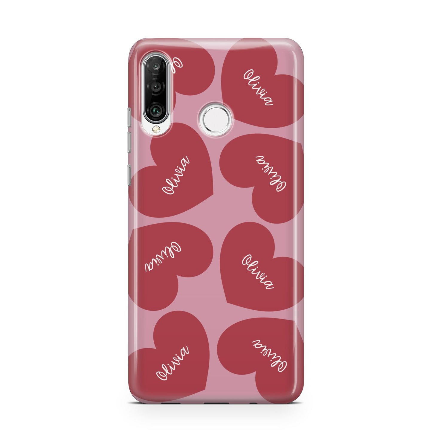 Personalised Valentine Heart Huawei P30 Lite Phone Case