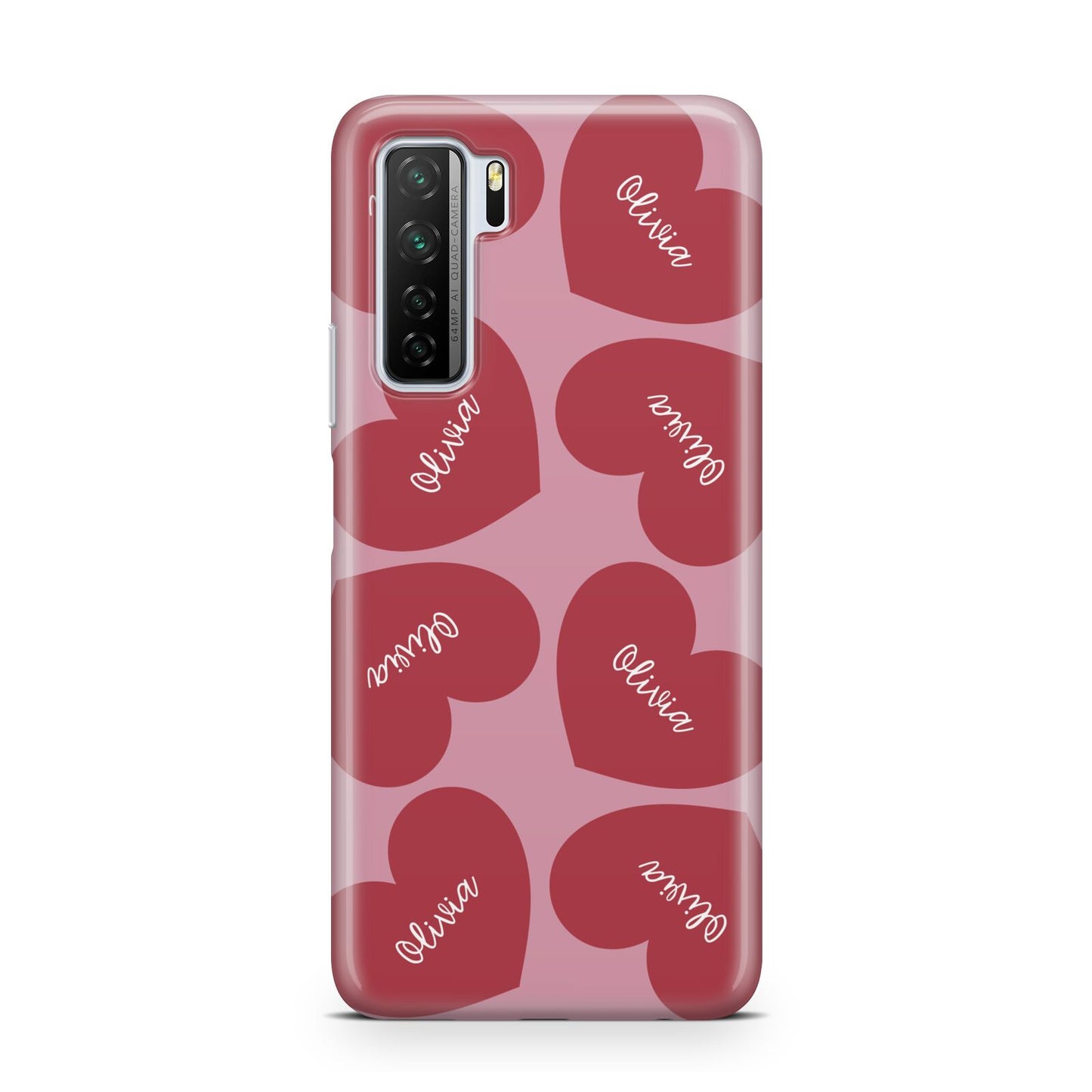 Personalised Valentine Heart Huawei P40 Lite 5G Phone Case