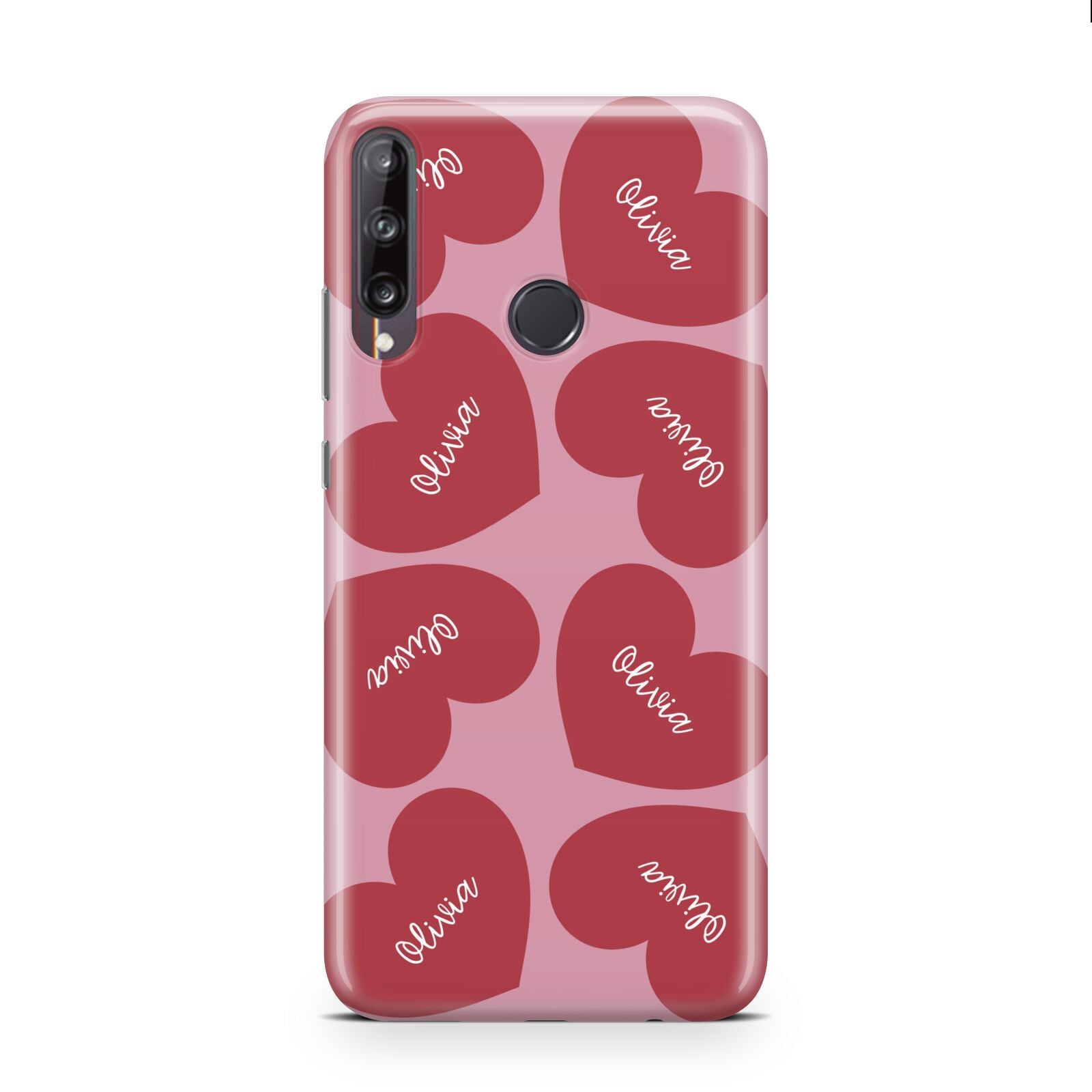 Personalised Valentine Heart Huawei P40 Lite E Phone Case