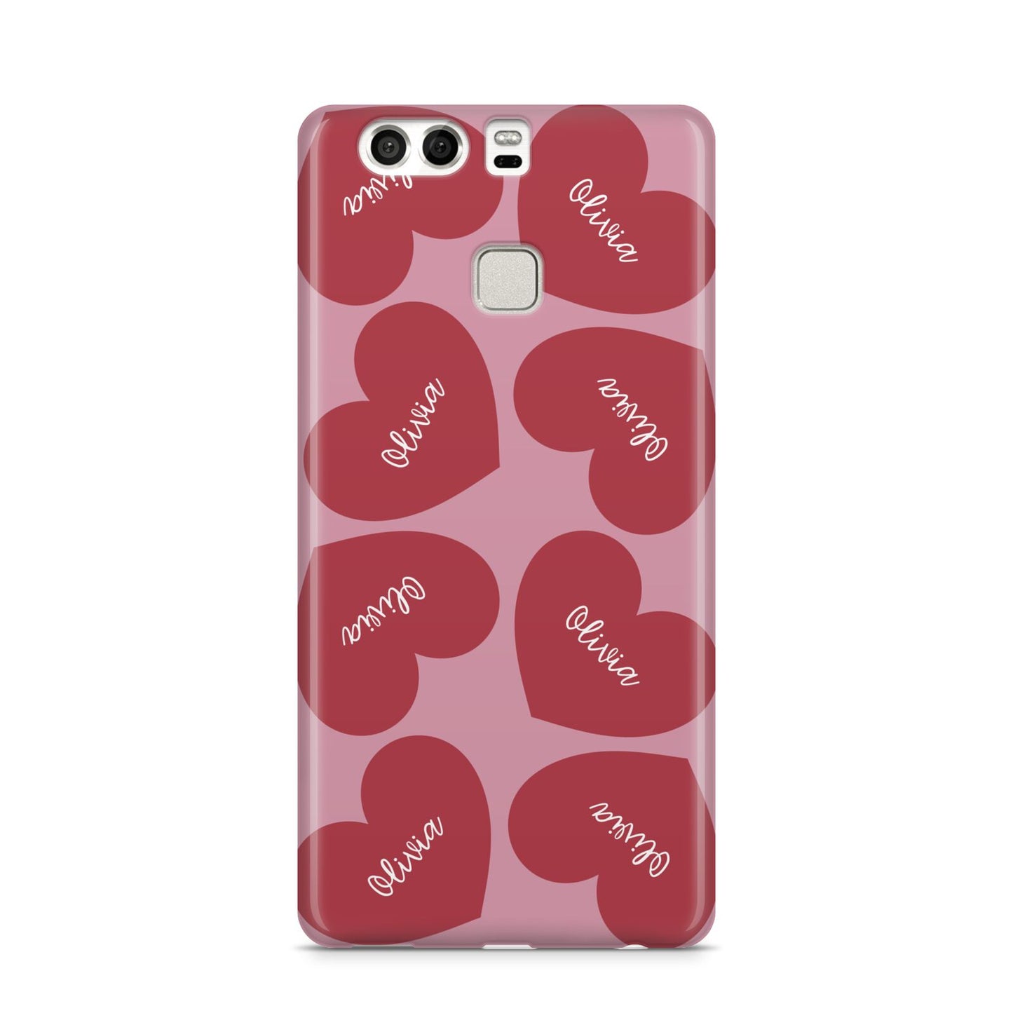 Personalised Valentine Heart Huawei P9 Case