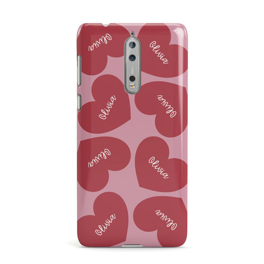 Personalised Valentine Heart Nokia Case