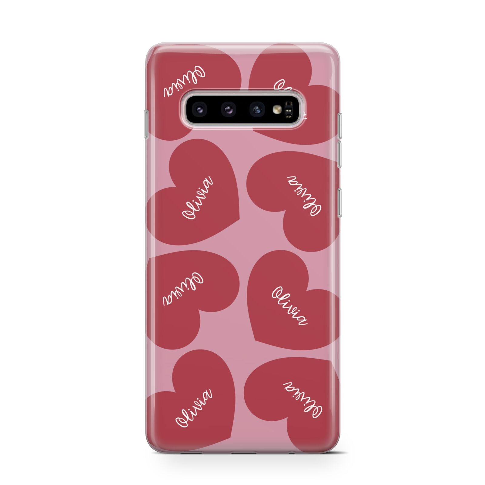 Personalised Valentine Heart Protective Samsung Galaxy Case