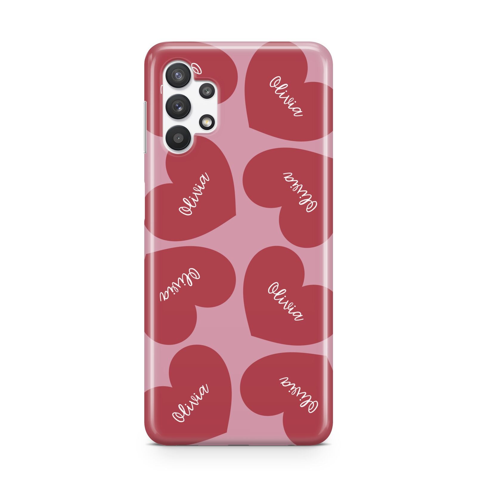 Personalised Valentine Heart Samsung A32 5G Case