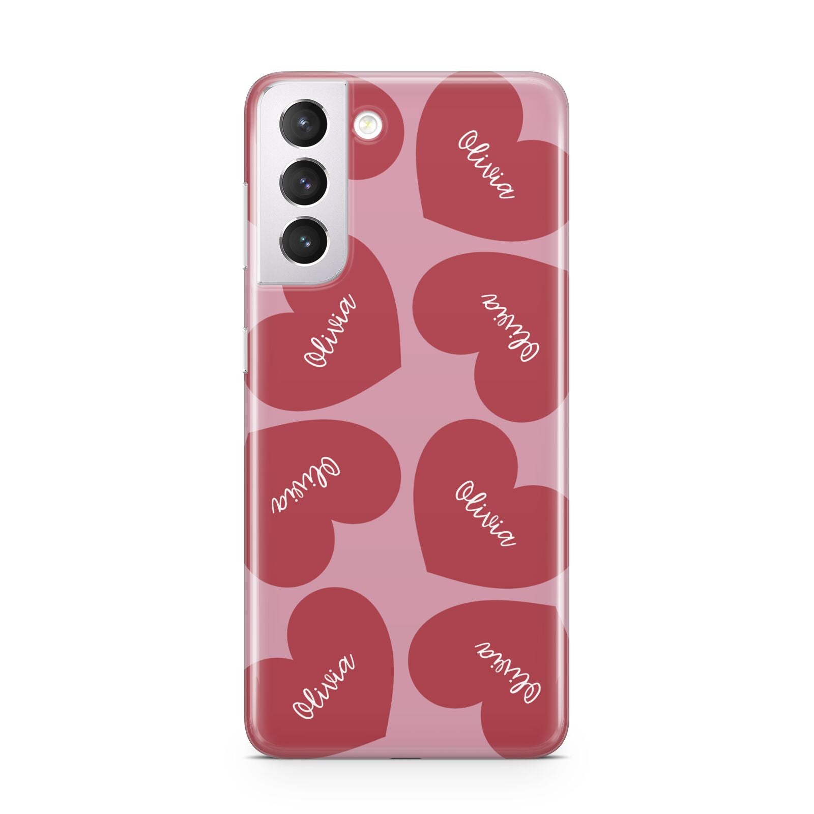 Personalised Valentine Heart Samsung S21 Case