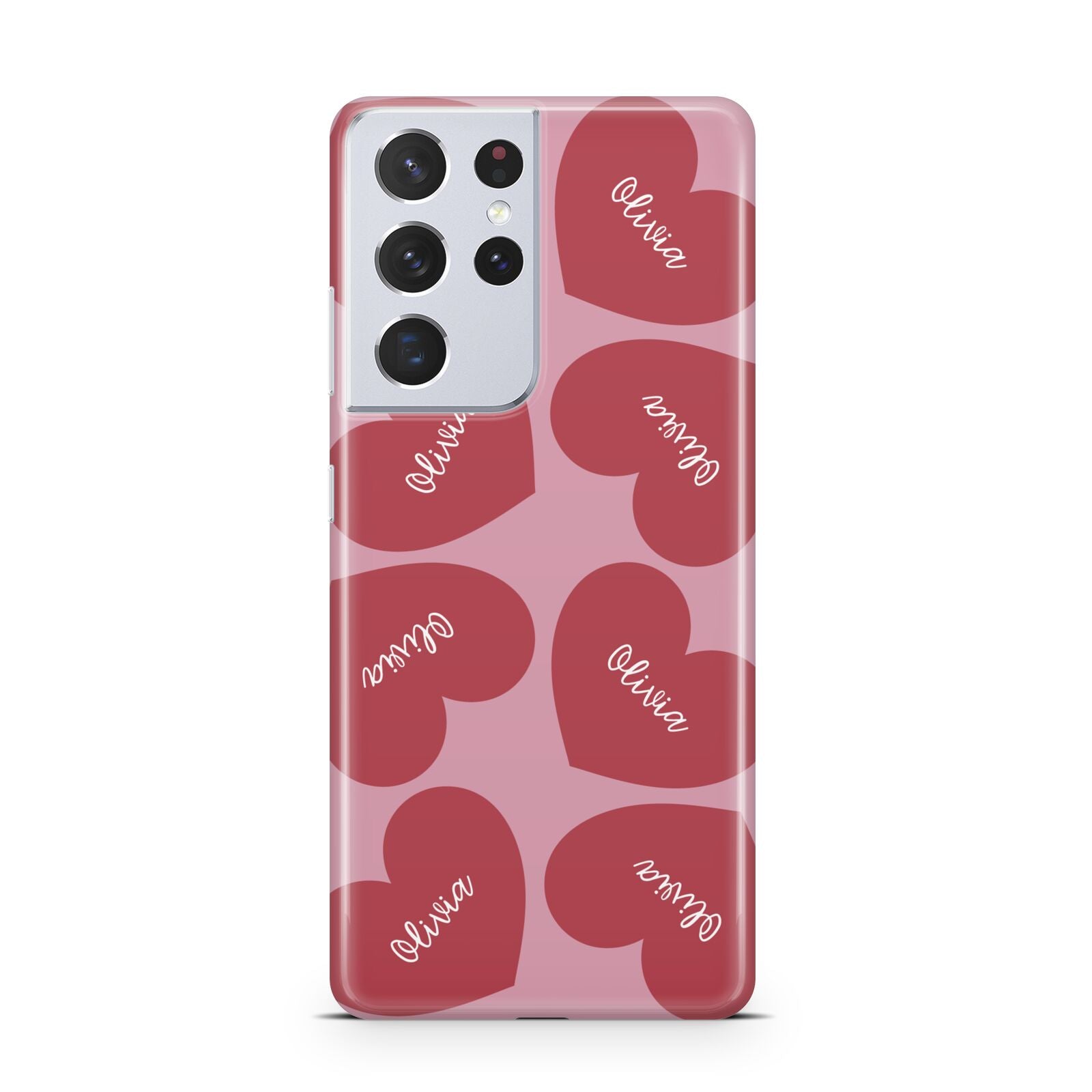 Personalised Valentine Heart Samsung S21 Ultra Case