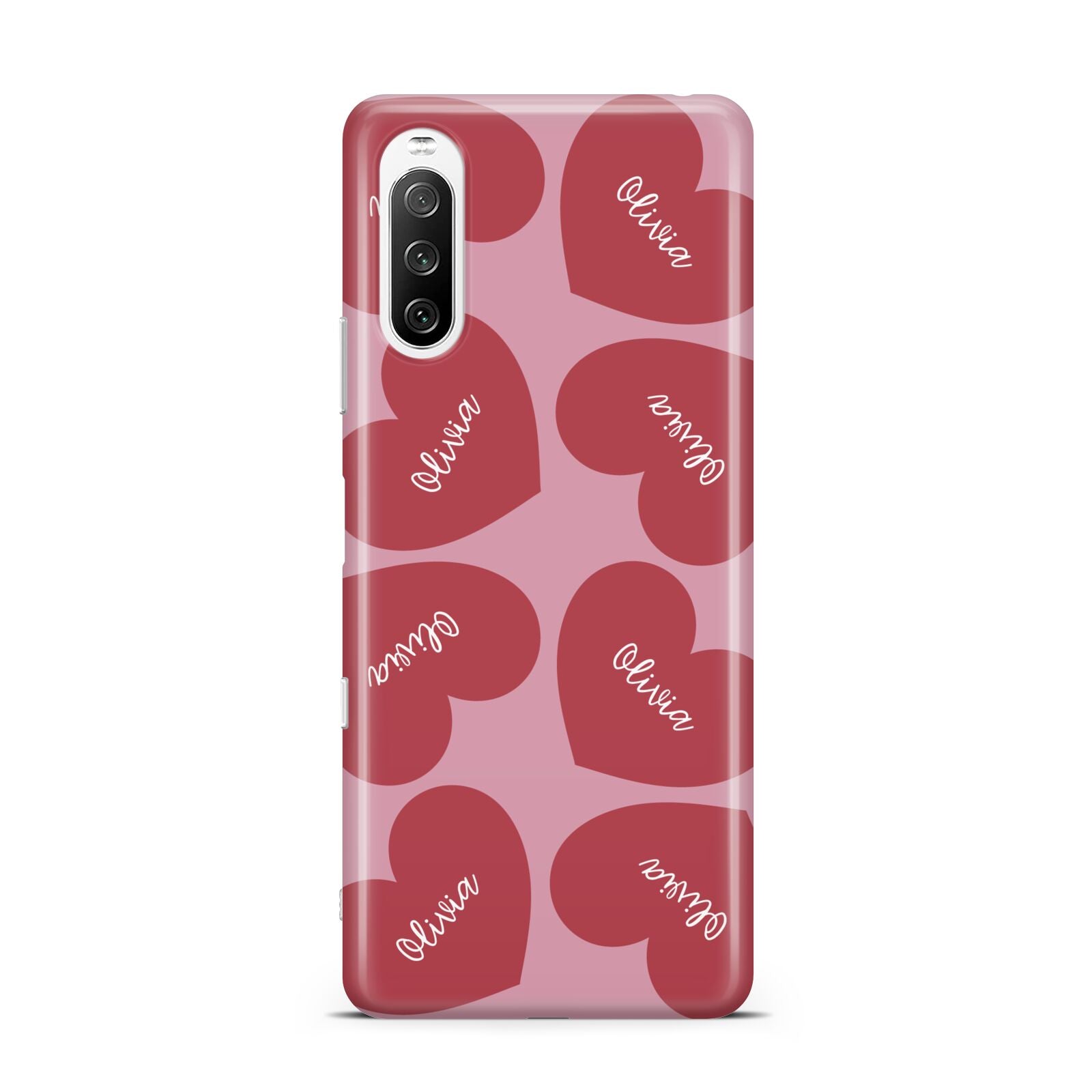 Personalised Valentine Heart Sony Xperia 10 III Case