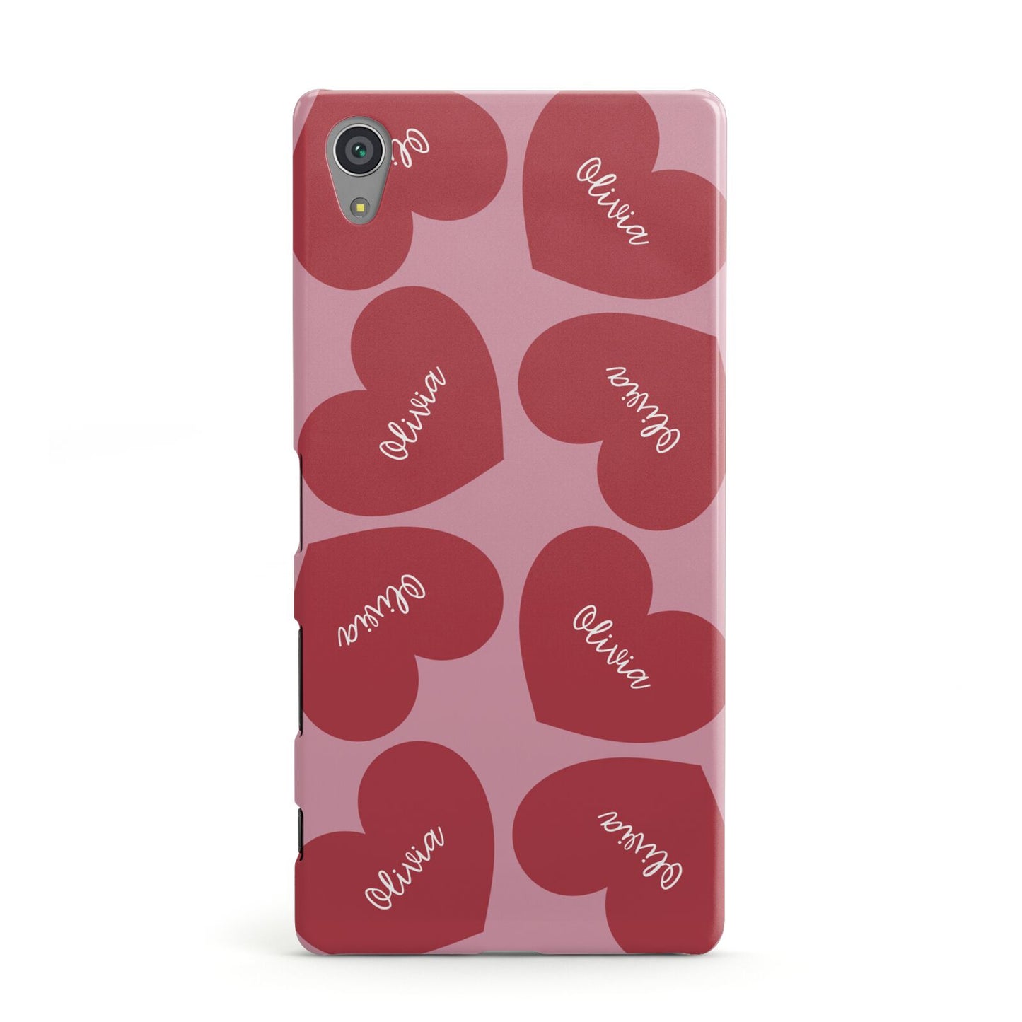 Personalised Valentine Heart Sony Xperia Case