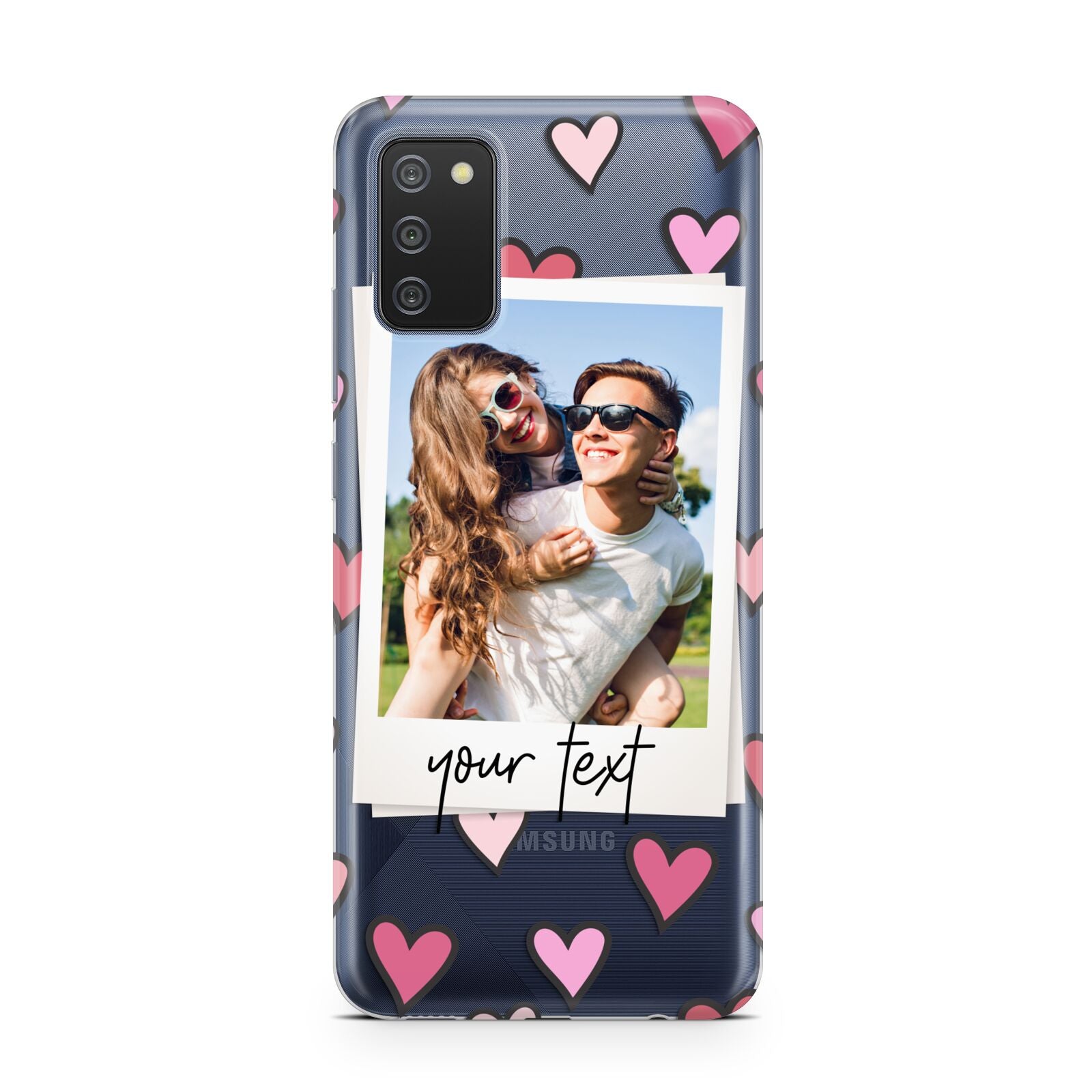 Personalised Valentine s Day Photo Samsung A02s Case