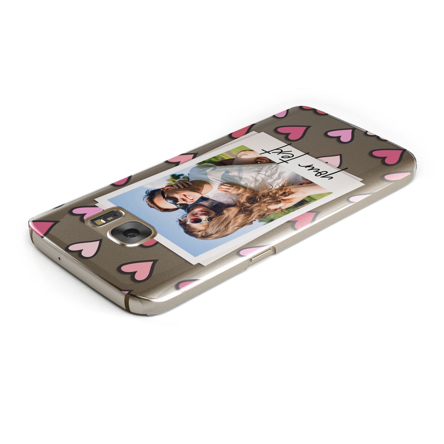 Personalised Valentine s Day Photo Samsung Galaxy Case Top Cutout