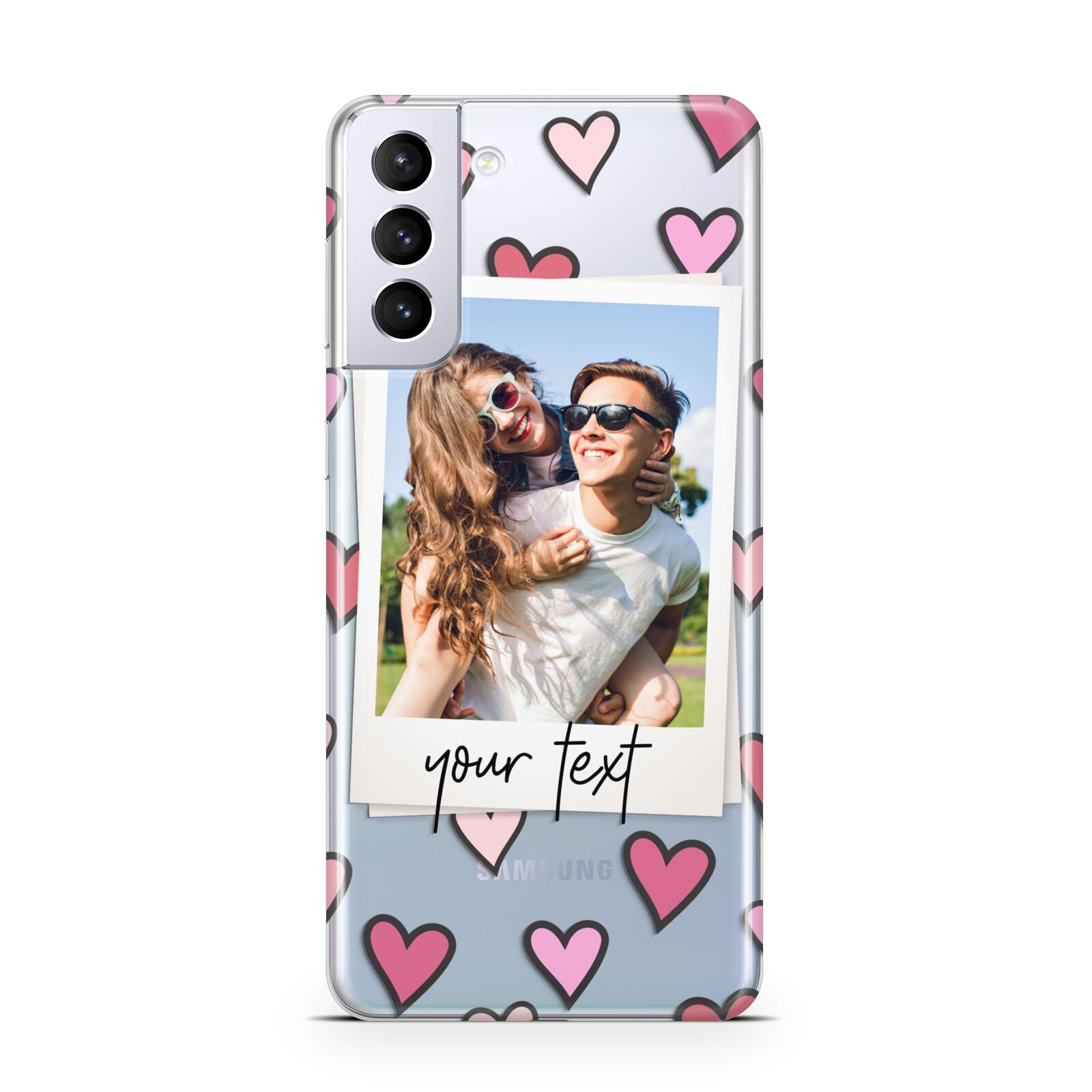 Personalised Valentine s Day Photo Samsung S21 Plus Case