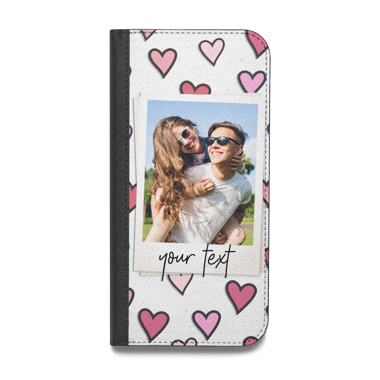 Personalised Valentine s Day Photo Vegan Leather Flip Samsung Case