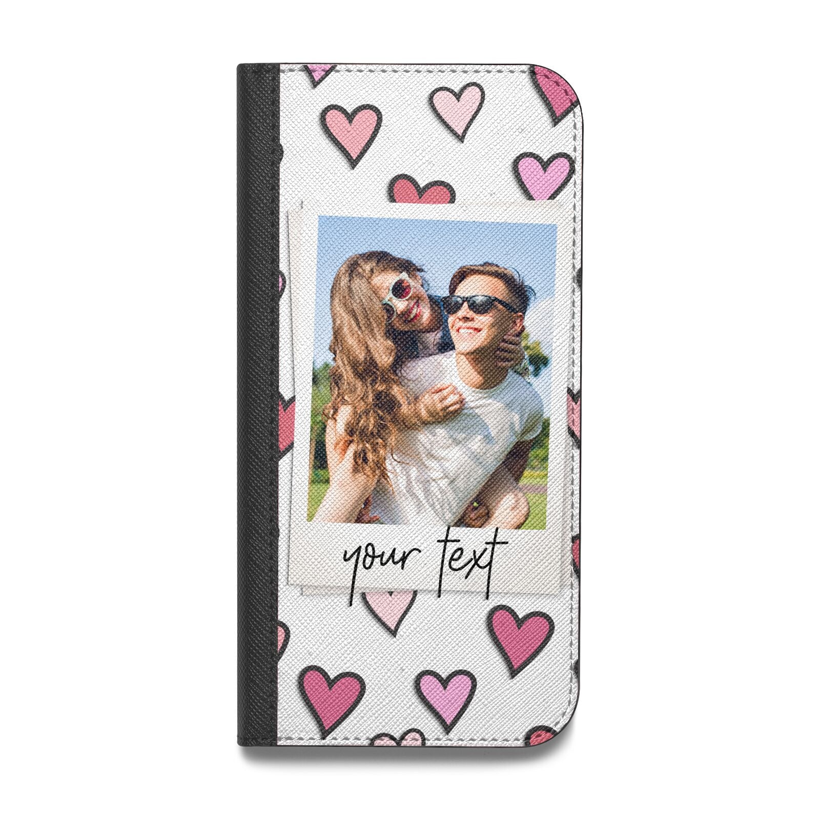 Personalised Valentine s Day Photo Vegan Leather Flip Samsung Case