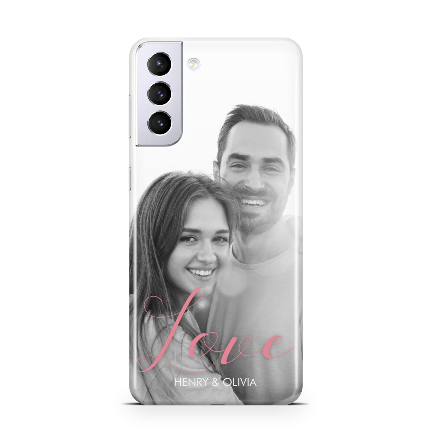 Personalised Valentines Day Photo Samsung S21 Plus Phone Case