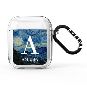 Personalised Van Gogh Starry Night AirPods Case