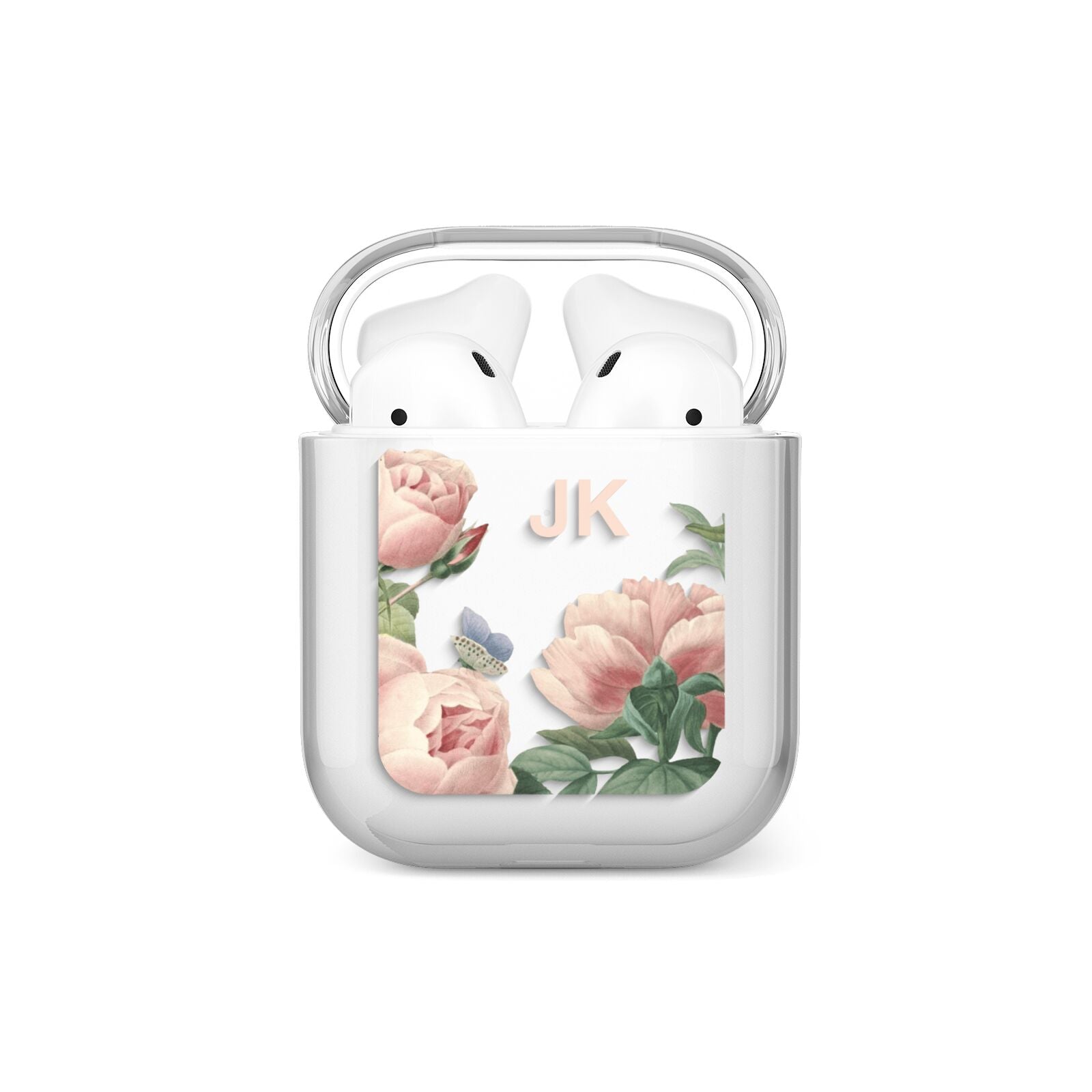 Personalised Vintage Flowers AirPods Case