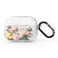 Personalised Vintage Flowers AirPods Pro Clear Case