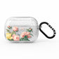 Personalised Vintage Flowers AirPods Pro Glitter Case