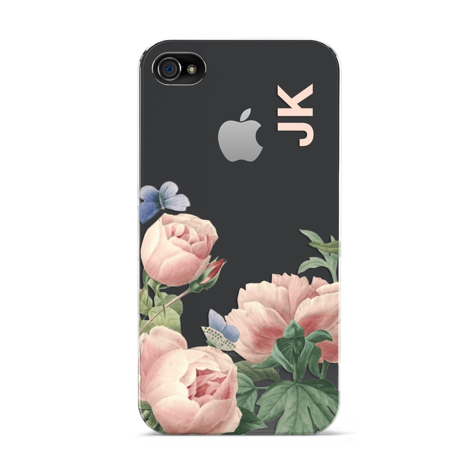 Personalised Vintage Flowers Apple iPhone 4s Case