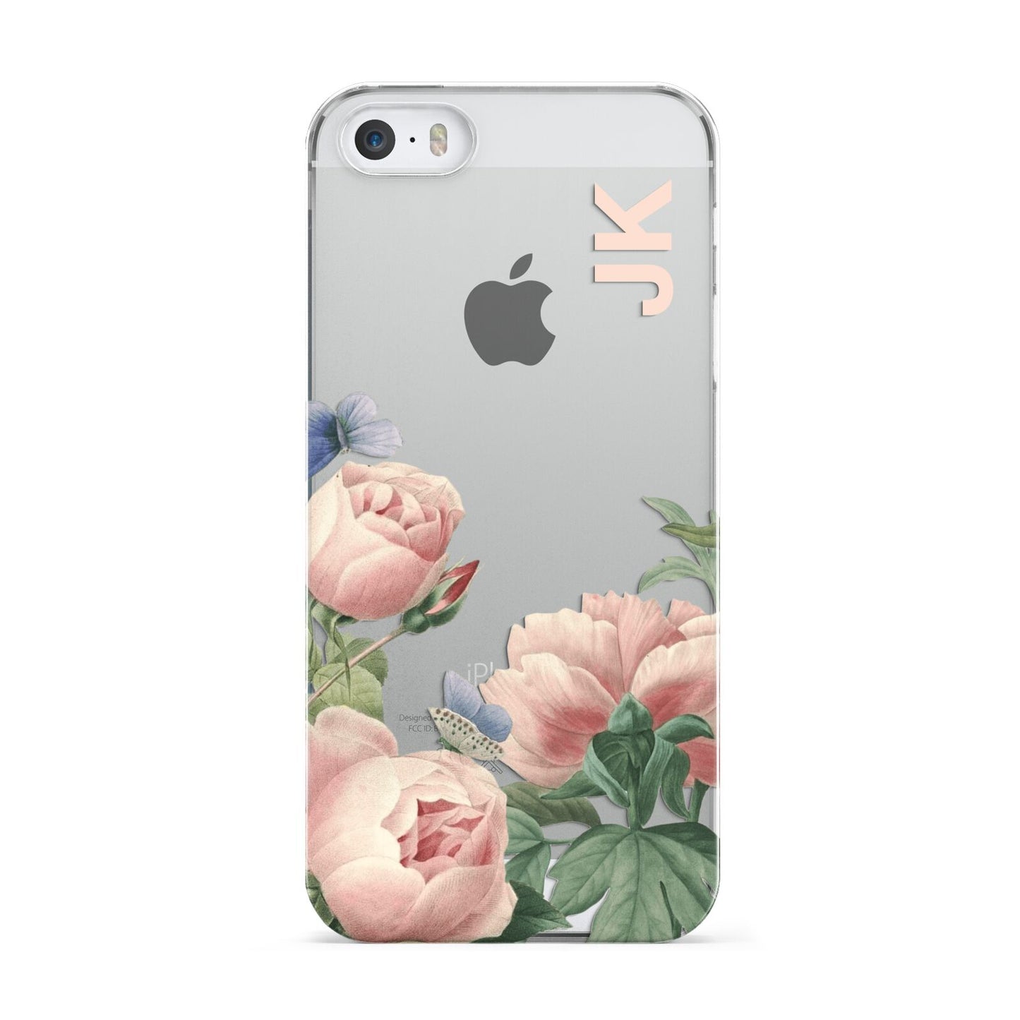 Personalised Vintage Flowers Apple iPhone 5 Case