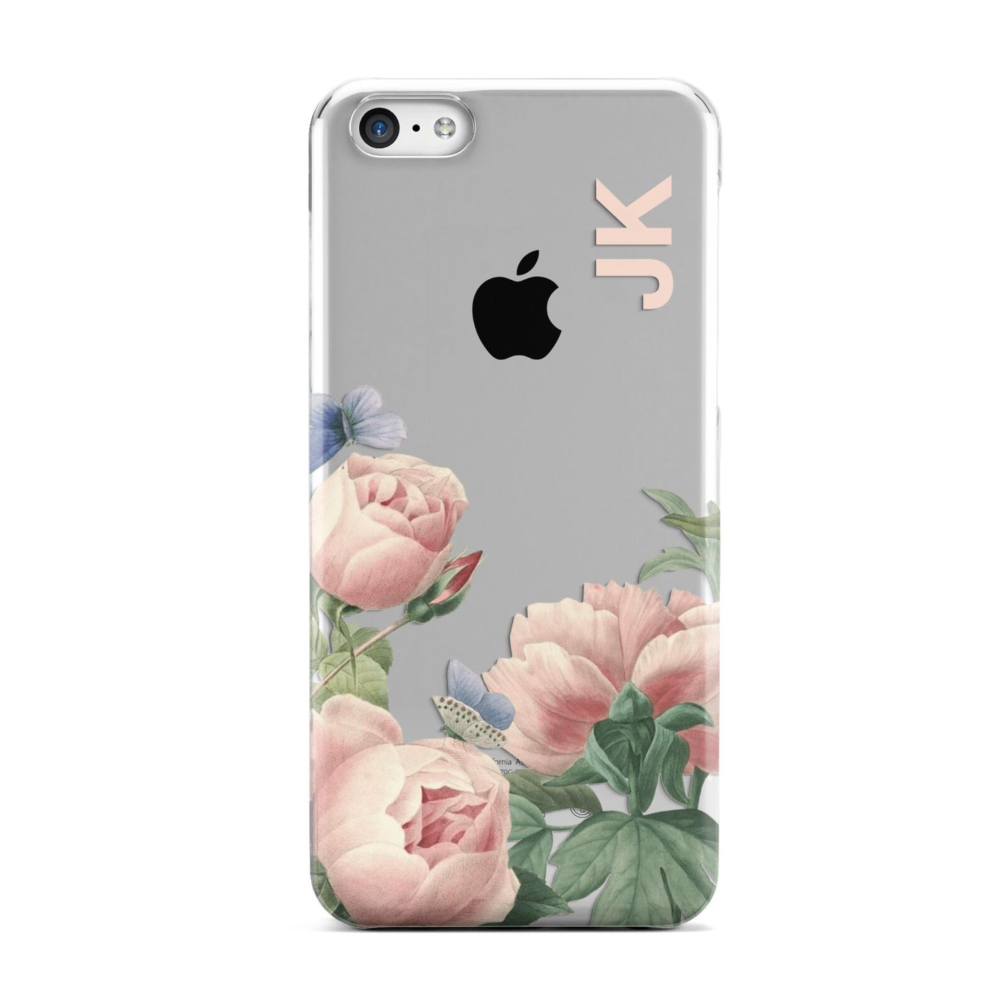 Personalised Vintage Flowers Apple iPhone 5c Case