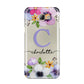 Personalised Violet Flowers Samsung Galaxy A8 2016 Case