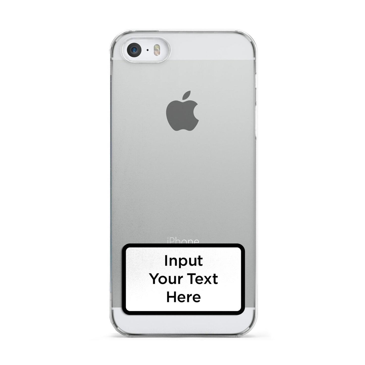 Personalised Warning Label Apple iPhone 5 Case