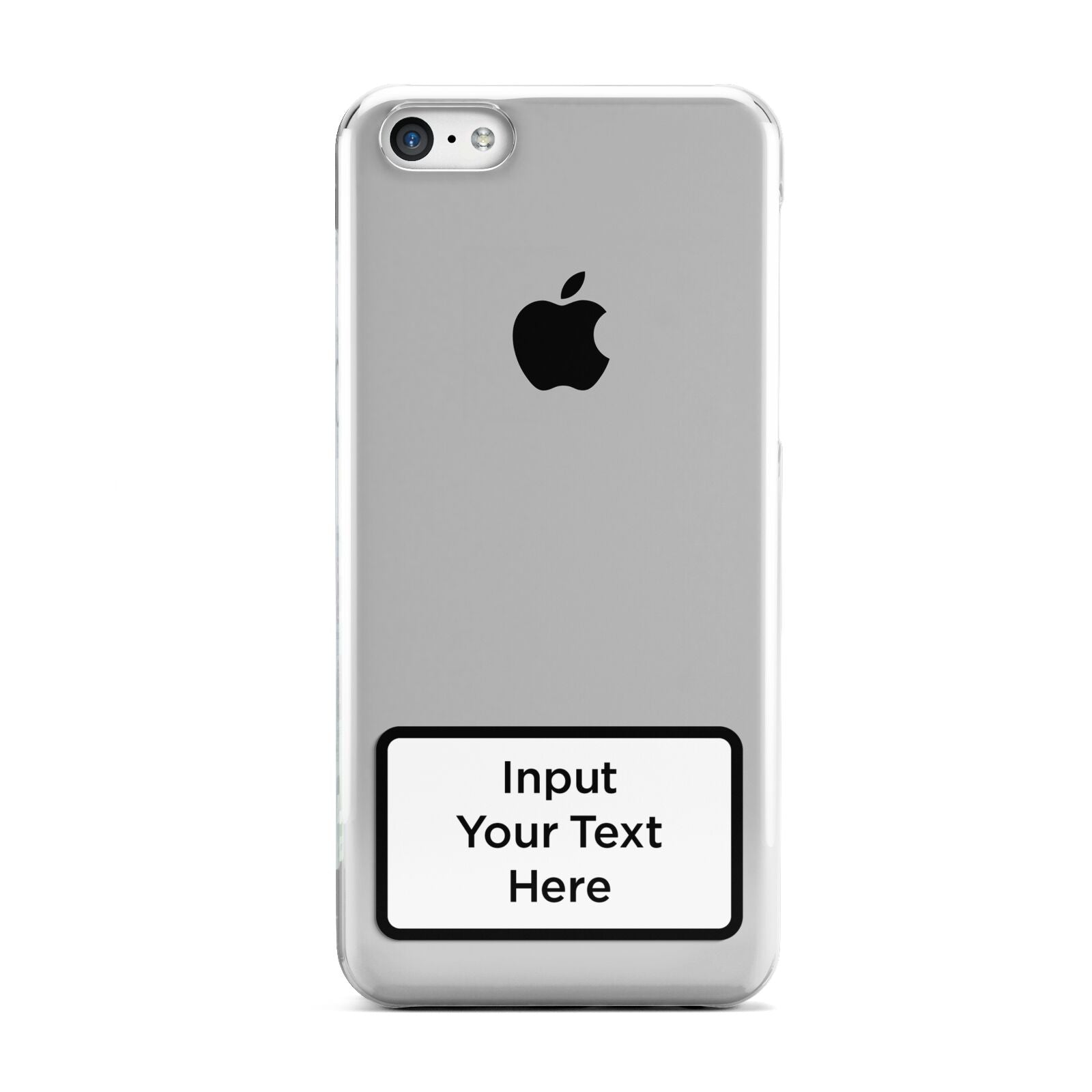 Personalised Warning Label Apple iPhone 5c Case