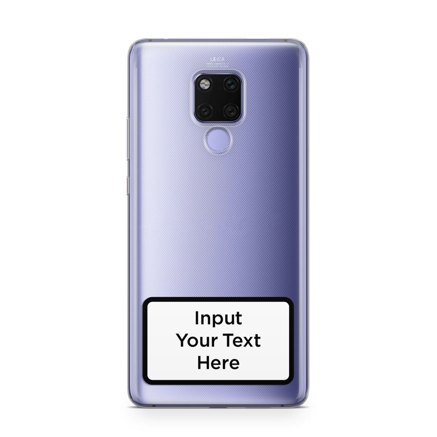 Personalised Warning Label Huawei Mate 20X Phone Case