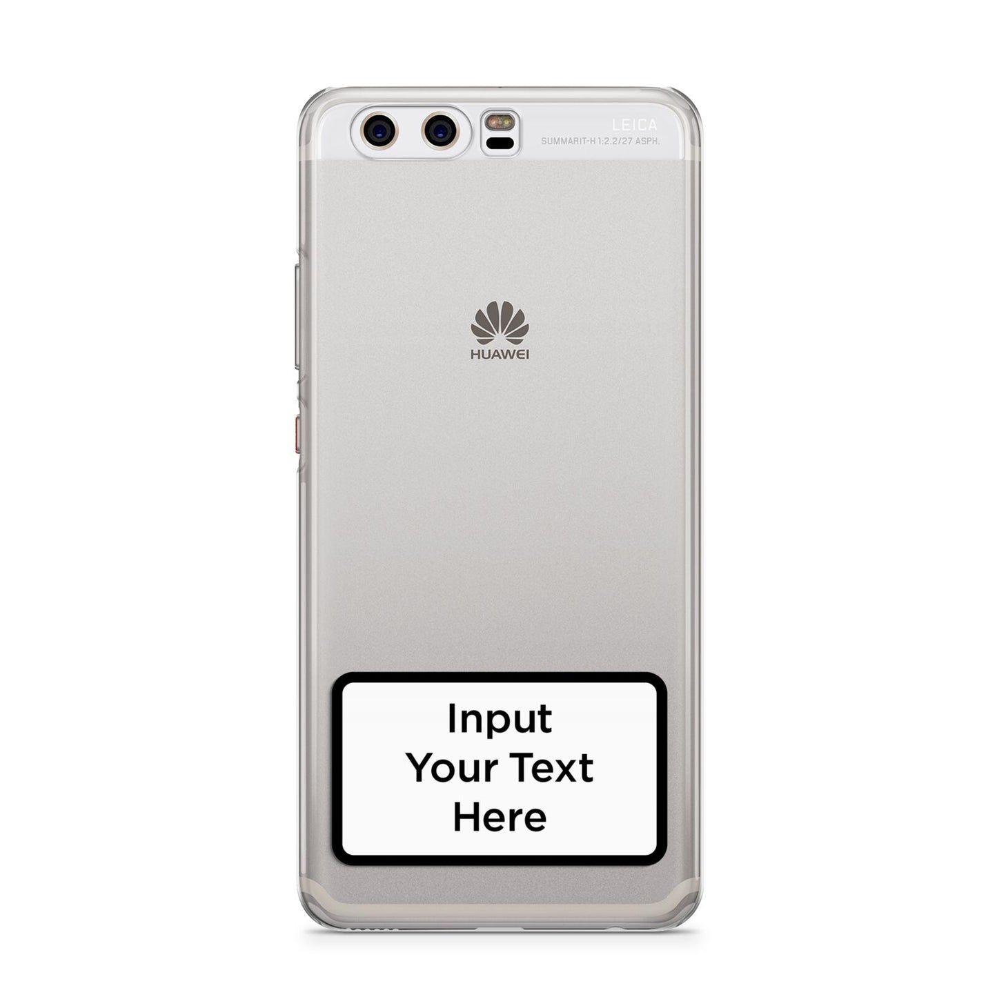 Personalised Warning Label Huawei P10 Phone Case