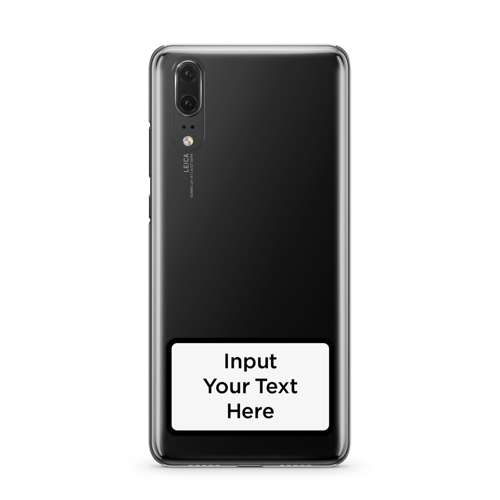 Personalised Warning Label Huawei P20 Phone Case