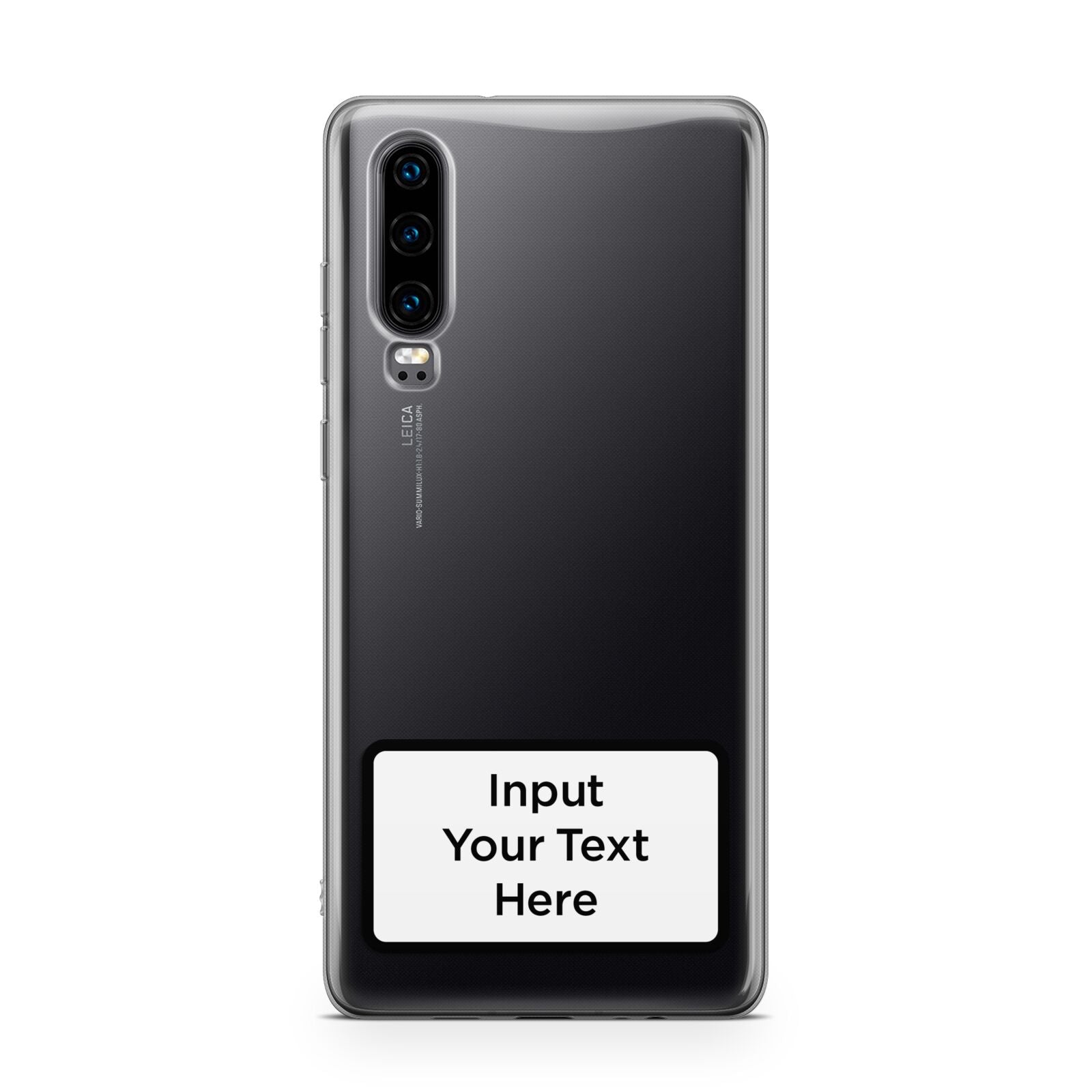 Personalised Warning Label Huawei P30 Phone Case