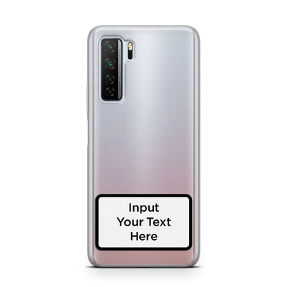 Personalised Warning Label Huawei P40 Lite 5G Phone Case